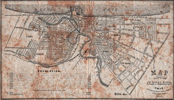 City of Cleveland 1857 with Population 1796-1857 CM10